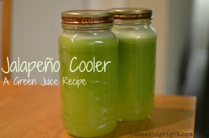 Jalapeno Cooler - A Green Juice Recipe
